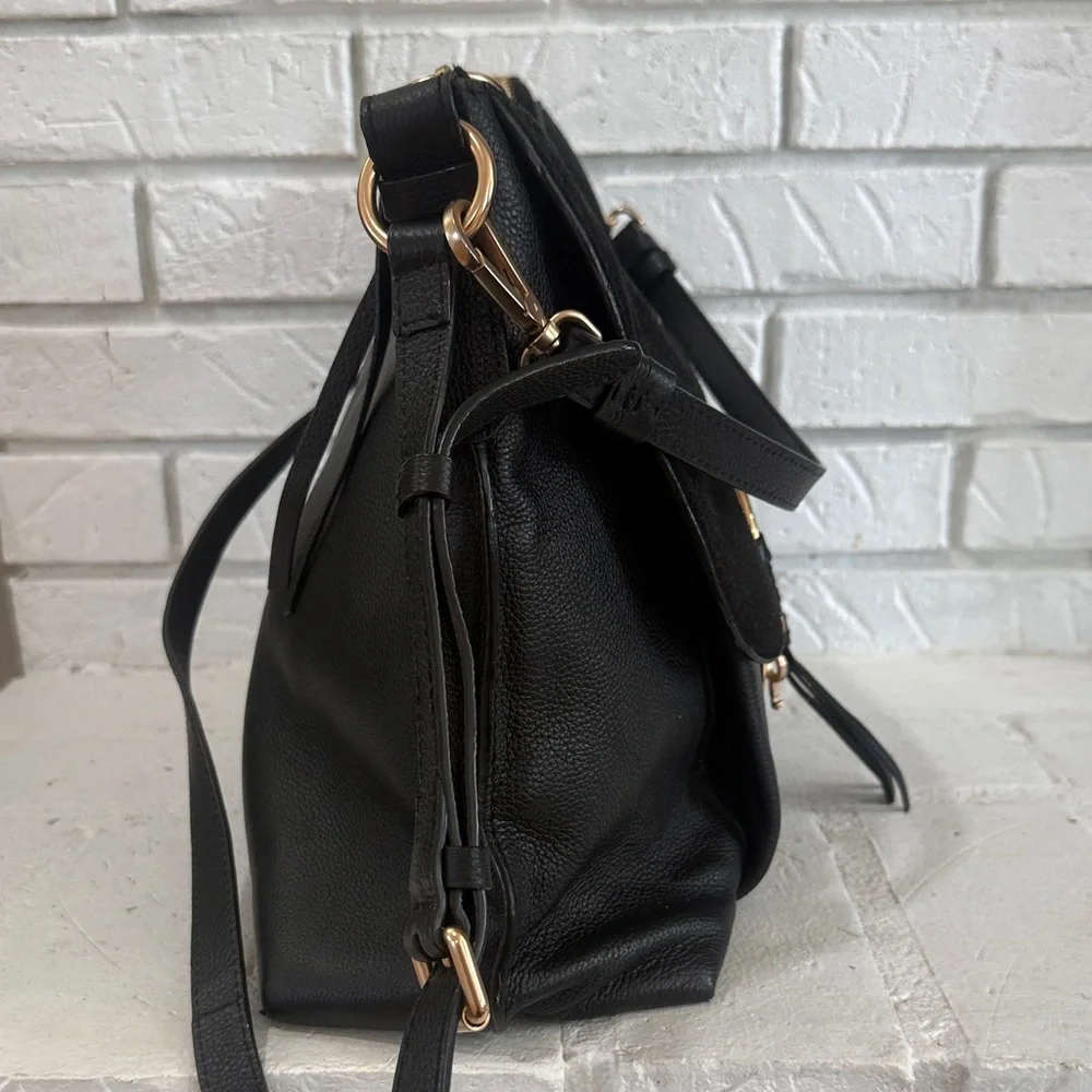 See By Chloe Black and Gold Shoulder Bag Large - Picture 5 of 6